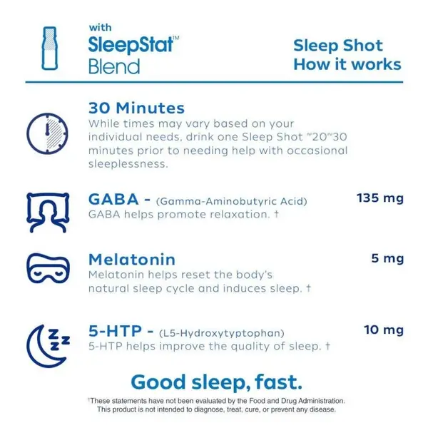 Dream Water Sleep And Relaxation Shot Snoozberry 74 Ml