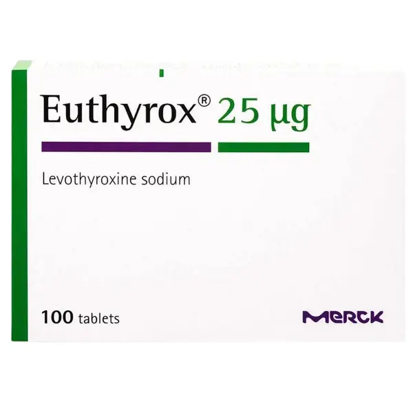 Euthyrox 25 mcg Tablets 100`S