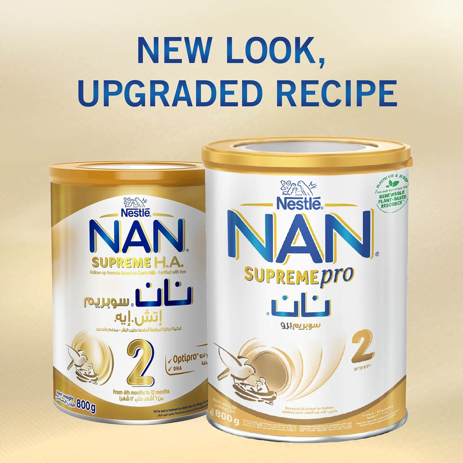 Nestle NAN Supreme Pro 2 (800g), tailored for infants aged 6–12 months