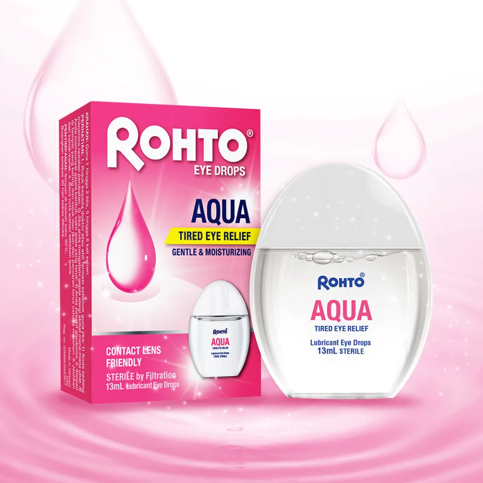Rohto Aqua Eye Drops, 13 Ml