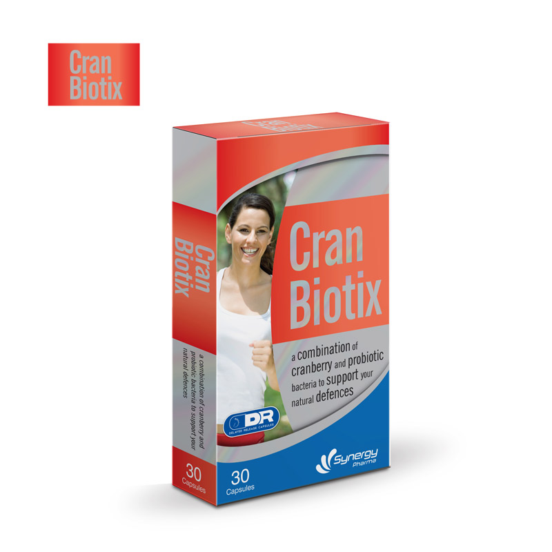 Synergie Cranbiotix Capsules 30's (cranberry + Probiotic Support)
